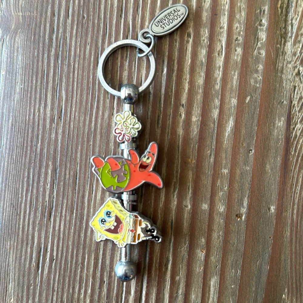 Universal Studios SpongeBob and Patrick Keychain